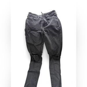 Womens American Eagle Outfitters Black Hi Rise Skinny Jegging Jeans Size 4
